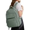 hapfoxx Zaino Scuola Ragazze Ragazzo Zaini Scuola Media Zaini Scolastici Superiori Ragazze Zainetto Università Casual Daypacks College Bag Zaino per Lavoro Viaggio Donna School Backpack,Verde Militare