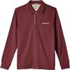 Coveri Polo Uomo a Manica Lunga con Tasca Taschino Caldo Cotone Felpato M L XL XXL 3XL (L - Bordeaux)