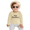 CM C&M WODRO Big Brother - Maglione per neonati con fratello grande, per bambini, con scollo rotondo, a maniche lunghe, in autunno e inverno, per fratelli