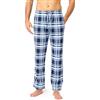 Timone Pantaloni Uomo Pigiama in 100% Cotone Caldo, Lunghi e Leggeri, Abbigliamento da Notte, Tinta Unita e Fantasia a Quadri, con Tasche Laterali TPP-001 (Modello-19 (9555408), S)