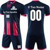 OPUTWDF Completo Calcio Personalizzabile la Maglia Set Divise e da Calcio Taglie da Bambino e Adulto Completino Calcio
