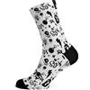 Sox Footwear Sox Doodle White Crew Socks