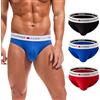 Summer Code Slip Hipster Uomo Intimo Mutande in Cotone Comode e Traspiranti Male Underwear, Nero/Rosso/Blu Royal, S