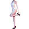 RUIBAVYA Bodystocking Donna Collant Lucidi Olio Maniche Lunghe Pantyhose Full Body Catsuit Nylon Collant Shiny