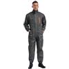 inhzoy Tuta da Lavoro Uomo Multitasche Abbigliamento da Lavoro Elastica in Vita Overalls Jumpsuit Uniformi da Meccanico Tute Officina Meccanica Agricoltura Grigio 160/S