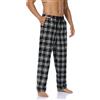 North Bund Pantaloni Pigiama Uomo Con Bottoni 100% Flanella di Cotone con Tasche Laterali Abbigliamento da Notte Pantaloni Tuta Lunghi Vestibilità Comoda Casa Relax Elasticizzati Scozzesi