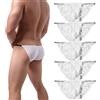 Summer Code Slip Uomo, Mutande Maschili, Intimo Tessuto Morbido, Underwear Vita Bassa, Pacco da 2 / Pacco da 5, Colori Assortiti, Bianco, Nero, Grigio, Blu