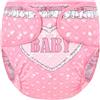 LittleForBig Copripannolino per Adulti in Tessuto Lavabile, Regolabile, Riutilizzabile e Impermeabile - Blushing Baby Rosa M
