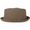 LIPODO Diamond Crown Cappello Pork Pie Spina di Pesce Multicolore con Fascia in Tessuto Unisex Estate Inverno