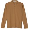 Coveri Polo Uomo Manica Lunga Sportiva Caldo Cotone Felpato Invernale M L XL XXL (XXXL - Mattone)