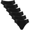 Sloggi Slip Donna 24/7 Microfibra Tai, Confezione da 6, Nero , 50