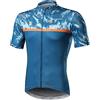 BERGRISAR Maglia da Ciclismo da Uomo Manica Corta Maglietta MTB Bici Jersey con 3+1 Tasche, Azzurro, M