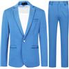 Allthemen Abito 2 Pezzi Uomo Blazer Pantaloni Slim Fit 1 Bottone