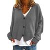 Gienslru Cardigan Donna Invernale Maglione Golfino A Lungo Pullover Giacca Maglioni con Scollo Aperto Sul Davanti Maglieria Leggero Cappotto Oversize Maglia Giacca Softshell Autunno Di Natale Elegante