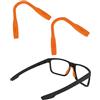 SAUCER Naselli di ricambio per occhiali da sole Oakley Split Shot OO9416 | Split Time OO4129 | Targetline OO4129 | Crossrange Patch R XL OO9361 - 2 paia di occhiali da sole standard arancione