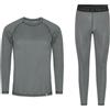 DANISH ENDURANCE Completo Termico Uomo e Donna, 1 o 2 Paia, Grigio/Nero, XXL