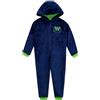 Harry Bear Pigiama Intero | Pigiama Bambino | Pigiama Pile Bambino | Blu 9-10 Anni