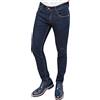 Evoga Jeans Uomo Pantaloni Slim Fit Aderenti Blu Denim Casual