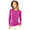 Merino.tech Maglia Lana Merino Donna - 100% Intimo Termico Lana Merino | Maglia donna a maniche lunghe, girocollo/V/U, per sport e outdoor, traspirante, ad asciugatura rapida, delicata