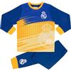 Real Madrid Pigiama a Maniche Lunghe, 5-6 Anni: 116cm, Blu