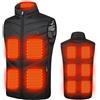 WWQQKJ Gilet Riscaldato for Uomo e Donna, Giacca Elettrica Lavabile tramite USB, Cappotto Invernale Impermeabile con 11 Zone di Riscaldamento for Campeggio, Caccia, Pesca e Sci