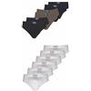 Generico Slip Uomo Divin Art. in SOFFICE Cotone 100% Taglie Normali E CALIBRATE dalla M Fino 8XL (M, 12 Pezzi 6 Bianco 6 Assortito)