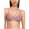 SIELEI, Reggiseno con Coppe Graduate, Realizzato in Morbida Microfibra, con Finiture Invisibili e Senza Ferretto, Designed in Italy (Malva, 1B)