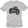 MAKAYA Abbigliamento Moto Vintage Oldtimer T-Shirt - Magliette Motociclista