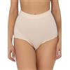 Vivisence Mutandine Donna Senza Cuciture Vita Alta Effetto Seconda Pelle 4104, Beige,46
