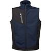 Ergos Workwear JRC MONTEROSA Gilet da uomo in soft shell a 3 strati tessuto impermeabile multitasche da lavoro
