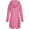 Generico Giacca Impermeabile Donna per Mezza Stagione, Leggera e Sportiva con Cappuccio, Giubbotto Antipioggia Antivento per Trekking, Running Attività Outdoor, Design Trapuntato e Comodo, Taglie Forti