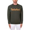 Timberland Northwood Tfo Wordmark Logo Brushback Crew Neck Duffel Bag Felpa Uomo (Pacco da 1)