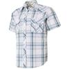 Dctop Camicia da uomo a maniche corte, casual, bottoni a pressione, tinta unita, vestibilità normale, per il tempo libero