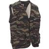 NSTF Gilet Uomo Caccia e Pesca Con Cacciatora Posteriore Militare Mimetico Multitasche S M L XL XXL XXXL (M)