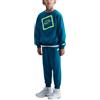 NIKE Tuta da Bambini Girocollo Glow With Me Blu Taglia 6-7 A Codice 86N483-E54