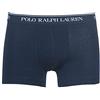 Polo Ralph Lauren 3 Pack Trunks Pantaloncini, Blau (3PK CR Nvy B43NA), S (Pacco da 3) Uomo