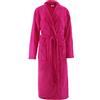 Brandsseller Accappatoio Unisex in Microfibra S/M - Vestaglia Morbida con Collo Sciallato, Tasche e Cintura - Ideale per Uomo e Donna, per Casa, Viaggio, Hotel e Spa - Colore Rosa Acceso