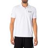 EA7 Emporio Armani EA7 Polo da Uomo Tennis PRO in Tessuto Tecnico VENTUS7-8NPF23 (XXL, Bianco)