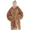 FELOVE Felpa Oversize con Cappuccio,Hoodie Gigante Super Morbida,Calda e Confortevole,Felpa con Cappuccio Adatta per Adulti, Uomini, Donne, Adolescenti
