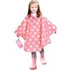 LAMA Poncho Antipioggia per Bambini, Impermeabile, Ragazza, Giacca Antipioggia Leggera per Bambini, Abbigliamento Antipioggia Riutilizzabile, Mantella Antipioggia con Cappuccio