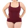 LEELA LAB Canottiera Donna Grandi Taglie Canottiera Top Basic Line, Spalline Sottili e Petto Supporti Con Tecnologia Senza Cuciture - Made in Italy
