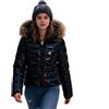Generico Piumino Leggero Donna Invernale con Cappuccio Imbottito Trapuntatura a Bolle Nero e Marrone Taglie S-XXXL 2026 Cappuccio Caldo Leggero Plus Size Elegante Casual