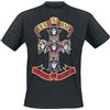 Guns N' Roses Appetite for Destruction - Cover Uomo T-Shirt Nero 100% Cotone Regular