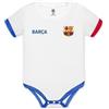 FC Barcelona Body BEBÉ FC Barcelona 2 ° ATTREZZATURA - 2023/24 - Prodotto ufficiale con licenza, bianco, 18 Months