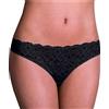 Cotonella 12 Pezzi Slip Donna L'Altra GD249 Mini con Inserti in Pizzo, Nero 3/M