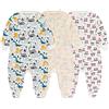 MAMIMAKA Pigiama Bambino Tutina Bimbo 0-24 (Pacco da 3)