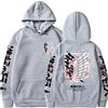 zhedu Anime AOT Felpe con Cappuccio Pullover Casual Allentato Top Uomo Donna Felpe A Maniche Lunghe AOT Y2K Streetwear (Color 05,3XL)