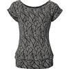 TrendiMax Maglietta Maniche Corte Donna Estate T-Shirt Casual Camicia Casual Stampa Nero M