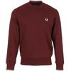 Fred Perry Crew Neck Sweatshirt, Felpa Uomo - L