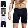 ZLYC Boxer da Uomo in Cotone a Gamba Lunga Confezione da 3/4